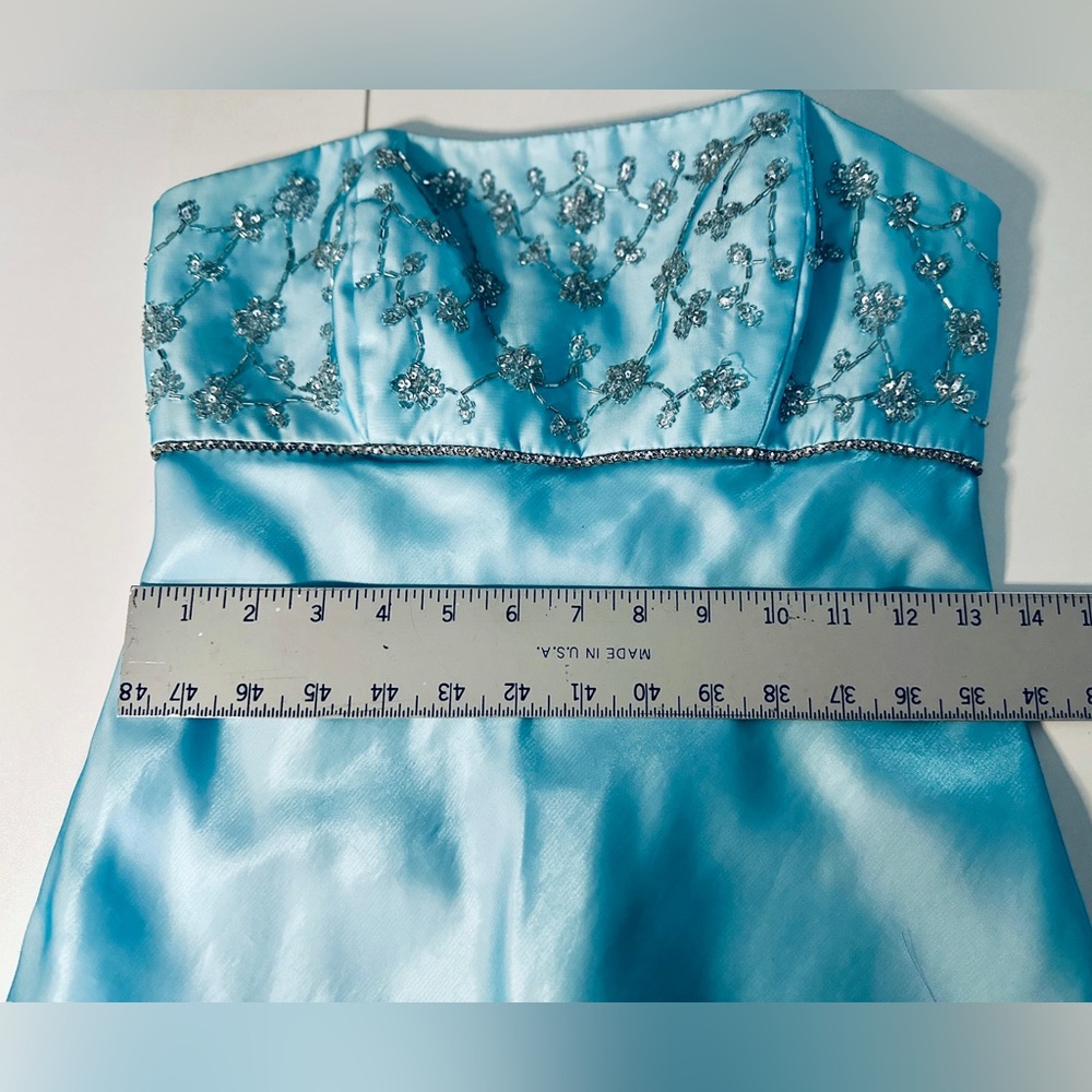 Cach Strapless Gown With Embellished Bodice Light… - image 8